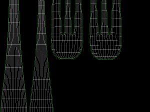 Generic Cutlery 12 Pieces COLLECTION 3D Model