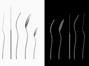 Couverts G&eacute;n&eacute;rique 9 Pi&egrave;ces COLLECTION Modèle 3D