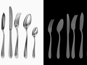 Generic Cutlery 9 Pieces COLLECTION Modello 3D