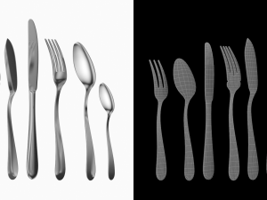 Generic Cutlery 9 Pieces COLLECTION Modello 3D