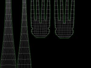 Couverts G&eacute;n&eacute;rique 9 Pi&egrave;ces COLLECTION Modèle 3D