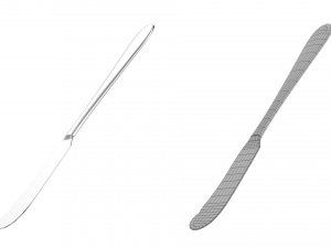 Butter Spreader Knife Generic Cutlery Modello 3D