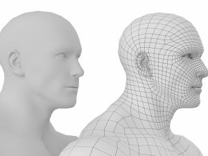 Bodybuilder Male Base Mesh in A-Pose Modello 3D