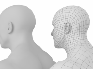 Bodybuilder Male Base Mesh in A-Pose Modello 3D