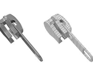 Zipper Slider 03 3D Model