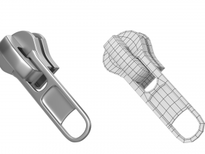 Zipper Slider 03 3D Model