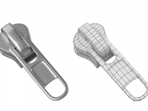 Zipper Slider 03 3D Model