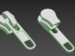 Zipper Slider 03 3D Model