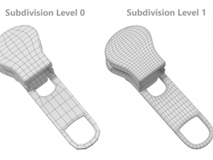 Zipper Slider 03 3D Model
