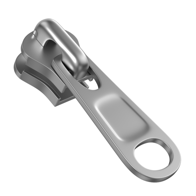 Zipper Slider 01 3D Модель .c4d .max .obj .3ds .fbx .stl .blend 
