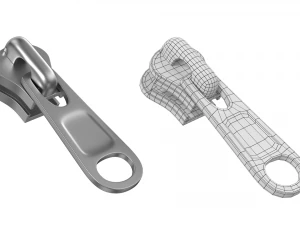 Zipper Slider 01 3D Model