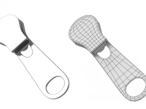 Zipper Slider 01 3D Model