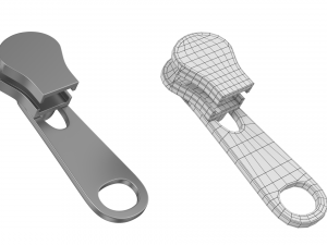 Zipper Slider 01 3D Модель