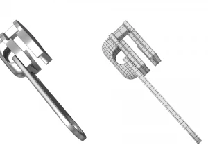 Zipper Slider 01 3D Model