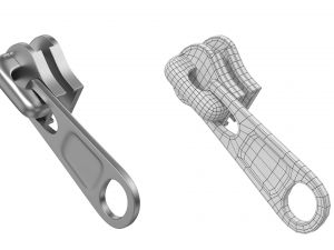 Zipper Slider 01 3D Модель