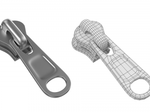 Zipper Slider 01 3D Модель