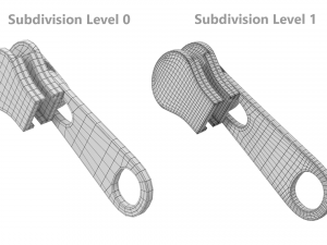 Zipper Slider 01 3D Модель