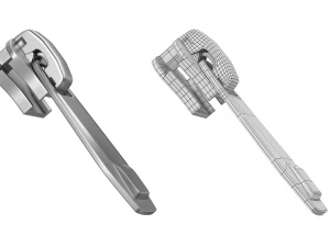 Zipper Slider 02 3D Model