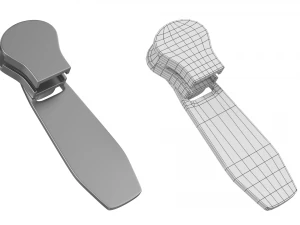 Zipper Slider 02 3D Model