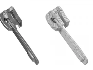 Zipper Slider 02 3D Model