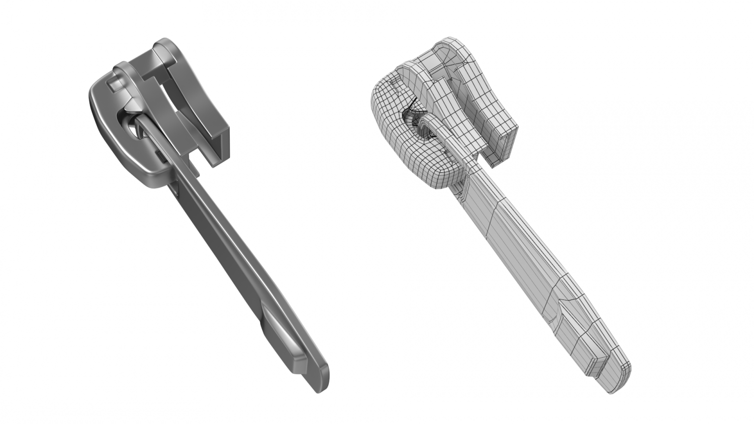 Zipper Slider Jig by Rod, Download free STL model