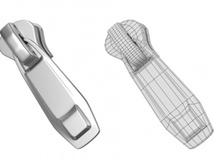 Zipper Slider 02 3D Модель