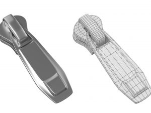 Zipper Slider 02 3D Модель