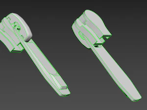 Zipper Slider 02 3D Model