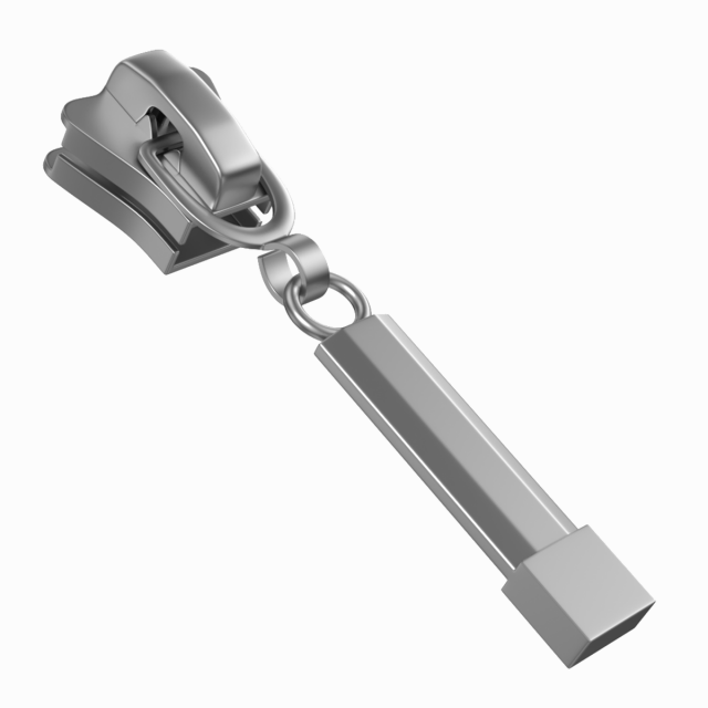 Zipper Slider 04 3D Model .c4d .max .obj .3ds .fbx .stl .blend 