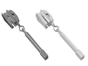 Zipper Slider 04 3D Model