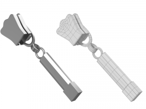 Zipper Slider 04 3D Model