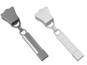Zipper Slider 04 3D Model