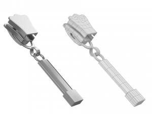 Zipper Slider 04 3D Model