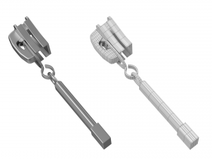 Zipper Slider 04 3D Model