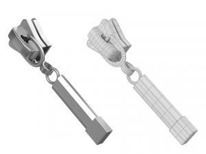 Zipper Slider 04 3D Model