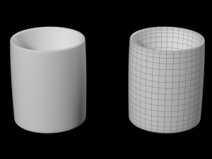 Coffee and Tea Ceramic Mug Modello 3D