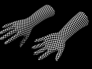 Female Hands Gesture 01 Base Mesh 3D मॉडल