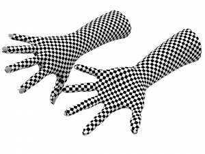 Female Hands Gesture 03 Base Mesh 3D Model
