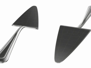 Talheres Cl&aacute;ssicos para Servidor de Pizza Bolo Torta Modelo 3D