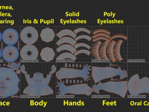 Maglia base stilizzata femminile 01 A-Pose Modello 3D