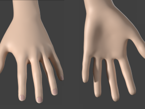 Stylized Female 01 T-Pose Base Mesh Modelo 3D
