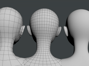 Stylized Female 02 Base Mesh Modèle 3D