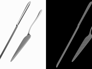 Cake Pie Pizza Knife and Server Generic Cutlery 3D Model