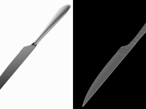 Steak Knife Generic Cutlery Modelo 3D
