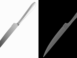 Steak Knife Generic Cutlery Modelo 3D