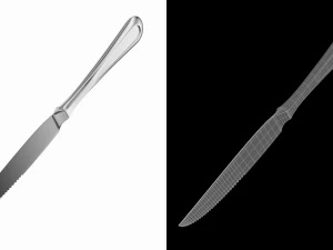 स्टेक चाकू जेनेरिक कटलरी 3D मॉडल