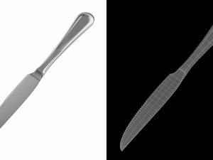 स्टेक चाकू जेनेरिक कटलरी 3D मॉडल