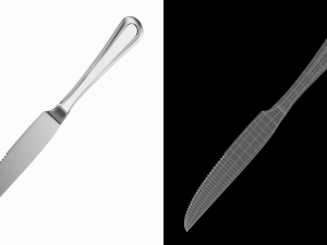 Steak Knife Generic Cutlery Modelo 3D