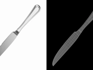 स्टेक चाकू जेनेरिक कटलरी 3D मॉडल