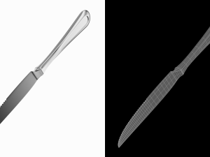 Steak Knife Generic Cutlery Modelo 3D